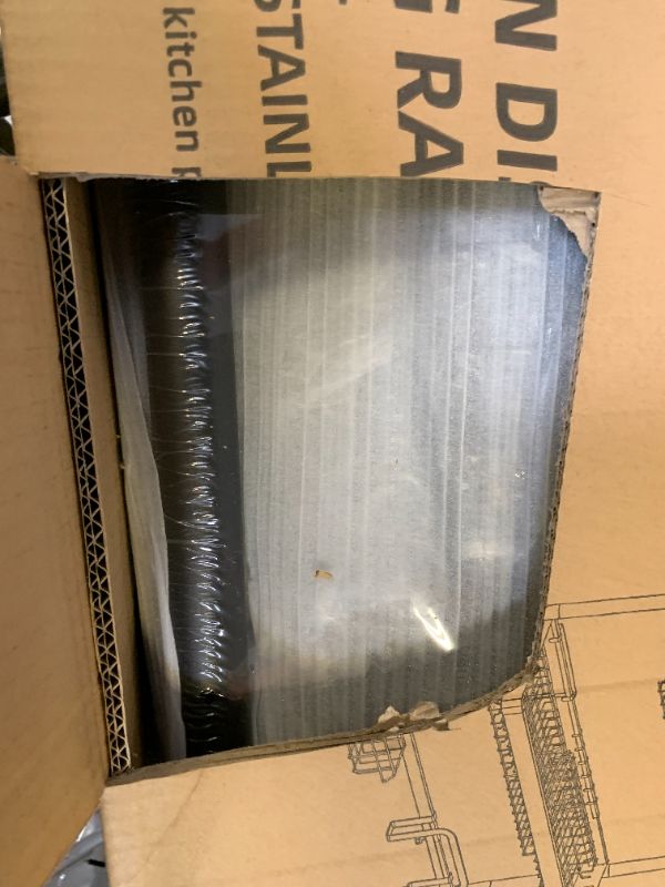 Photo 1 of CUISIBOT Over Sink Dish Drying Rack, 3-Tier Full Stainless Steel Drainer Dish Rack Adjustable 20.9''-37.4'', Expandable Multifunctional Kitchen Organizer