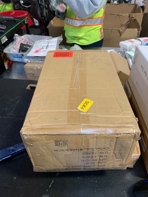 Photo 1 of G-PACK PRO Dual Monitor Arm for 17-49 Inch Ultrawide Screens – Heavy Duty Monitor Arm Desk Mount – VESA Mount with Clamp and Grommet Base – Holds Up to 44 lbs. Each