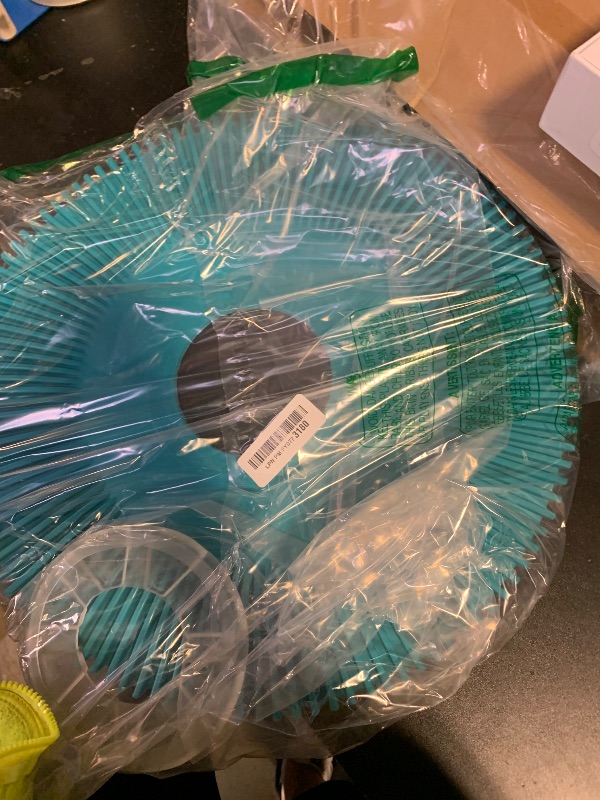 Photo 1 of Funmit K12896 Pool Cleaner Pleated Seal K12894 K12895 Replacement and K12059 Clear Foot Pad Disc Replacement for Pentair Kreepy Krauly Vac Automatic Pool Cleaner 360040 360042