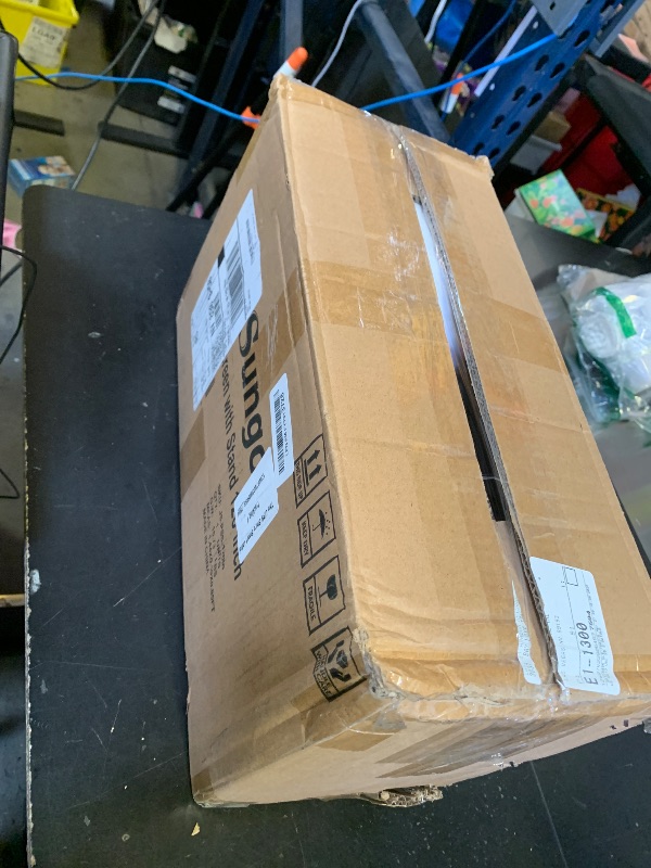 Photo 1 of Outdoor Projector Screen with Stand 120 Inch, 16:10 4K HD Portable Projector Screen Indoor, Movie Screen with Carry Bag, Sandbags for Backyard, Camping, Home Theater