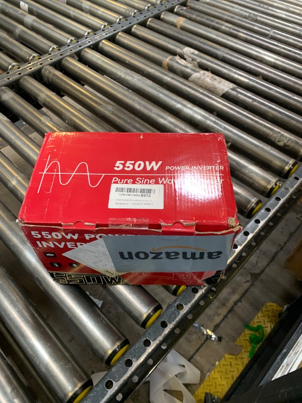 Photo 1 of Ecarke 550W Portable Power Inverter Compatible with DeWALT 20V Battery, DC 18V to AC 110V Pure Sine Wave Power Station 2 AC Outlets, 2 USB-A&1 USB-C 20W, 600LM LED Outdoor Emergency Use (No Battery)