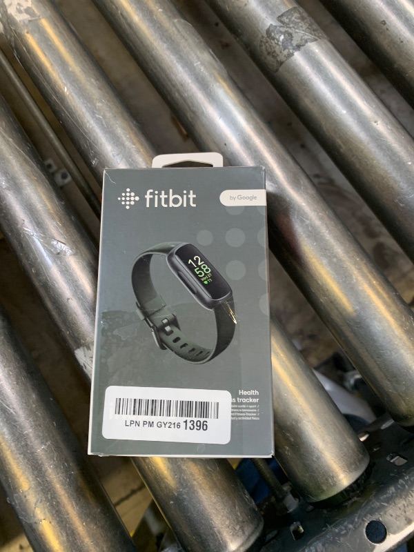 Photo 1 of Fitbit Inspire 3 Health &-Fitness-Tracker with Stress Management, Workout Intensity, Sleep Tracking, 24/7 Heart Rate and more, Midnight Zen/Black One Size (S & L Bands Included)