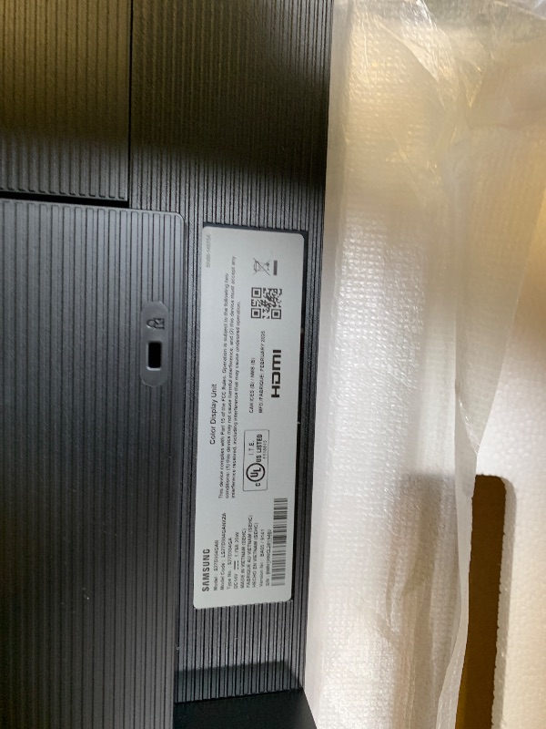 Photo 1 of Samsung 27" (S30GD) Essential Monitor with IPS Panel and Tilt Only Stand, 100Hz Refresh Rate, Ergonomic Design, Advanced Eye Care, Game Mode, LS27D304GANXZA