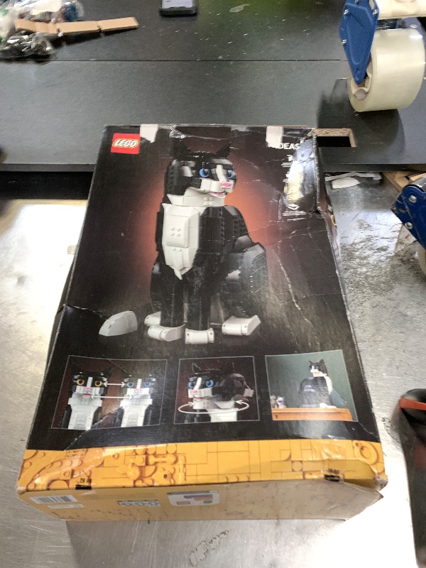 Photo 1 of LEGO Ideas Tuxedo Cat - Building Sets for Adults, Ages 18+ - DIY Crafts Kit for Home Decor, Living Room or Bedroom - Gift for Animal Lovers - 21349