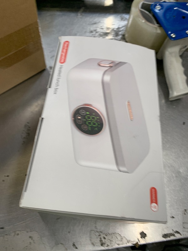 Photo 1 of BOKASM Portable Cordless Electric Heated Lunch Box for Adults,Heating Food Warmer Lunch Box,Rechargeable 16000mAh Battery,1000ml Capacity Inner Container,Lunchbox for Travel,Outdoor,Picnic,Office