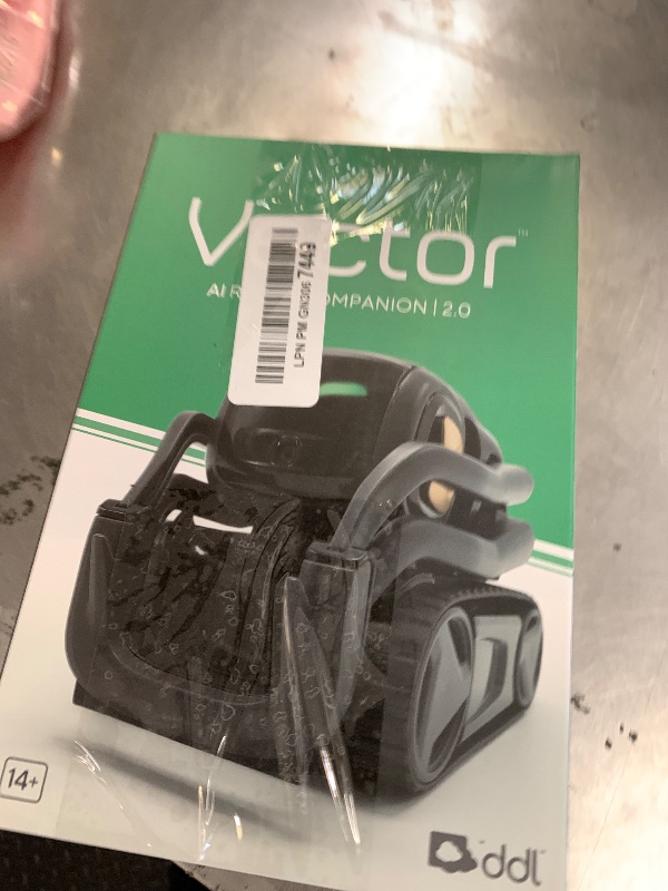 Photo 1 of Anki Vector 2.0 AI ChatGPT Connected Robot Companion – Smart Autonomous Home Robot with Face Recognition and Voice Conversations - ChatGPT Subscription Required (Black)