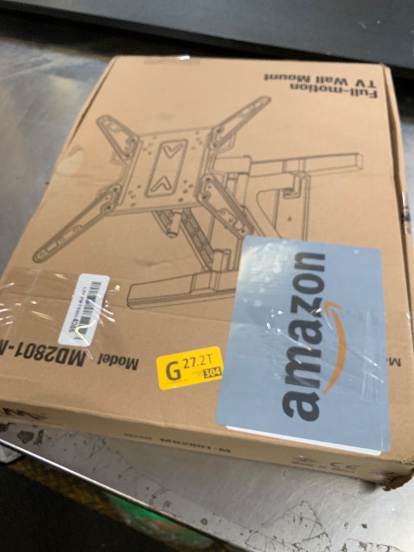 Photo 1 of Mounting Dream Ultra Slim TV Wall Mount for 26-75 Inch Television, Full Motion Bracket with Smooth Extension, Swivel and Tilt, 1.38” Thin Low Profile TV Mount Fits 16'' Studs, Up to 400x400mm, 88lbs