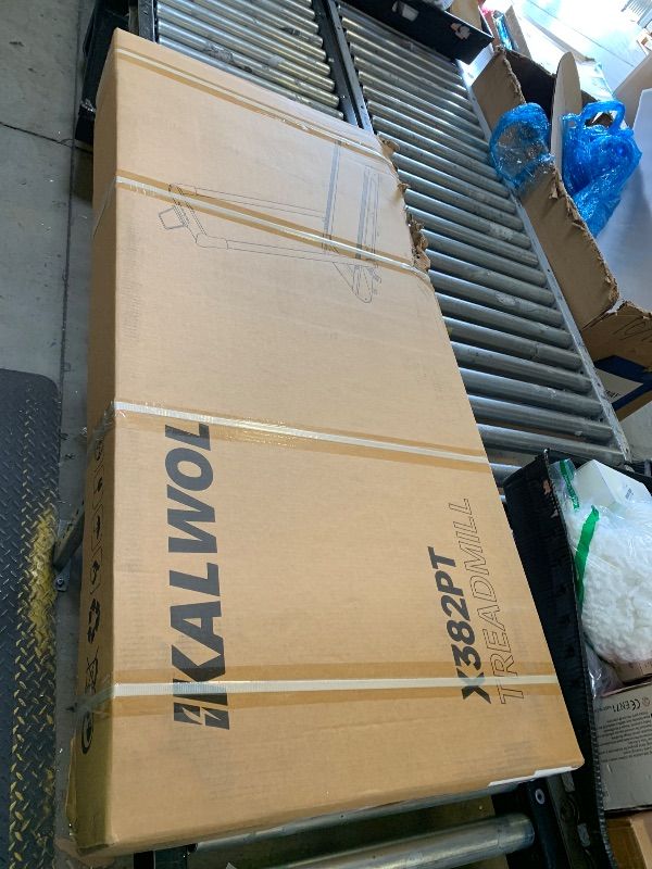 Photo 1 of Treadmill with Speaker, 6-in-1 7.5MPH Foldable Treadmill for Home with App Compatible, Walking Pad with 10% Incline, LED Display, 3.0HP Brushless Drive, 350 LB Weight Capacity, 12 HIIT Programs
