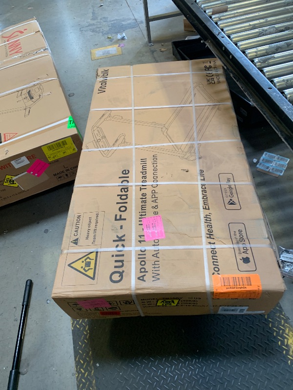 Photo 1 of Vitalwalk Foldable Treadmill with Auto Incline, Commercial Wide Running Belt, 10MPH, 3.5HP Brushless, Walking Pad Treadmill for Home, Auto Folding, No Installation, 350LBS Capacity, APP, 18"x49"