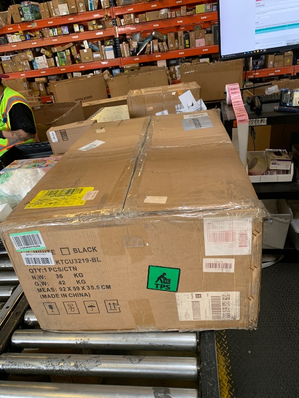 Photo 1 of Kichae 32 Inch White Undermount Sink Fireclay 32x19 Inch White Kitchen Sink Dual Drop in & Undermount Kitchen Sinks Single Bowl Deep Porcelain Ceramic Sinks