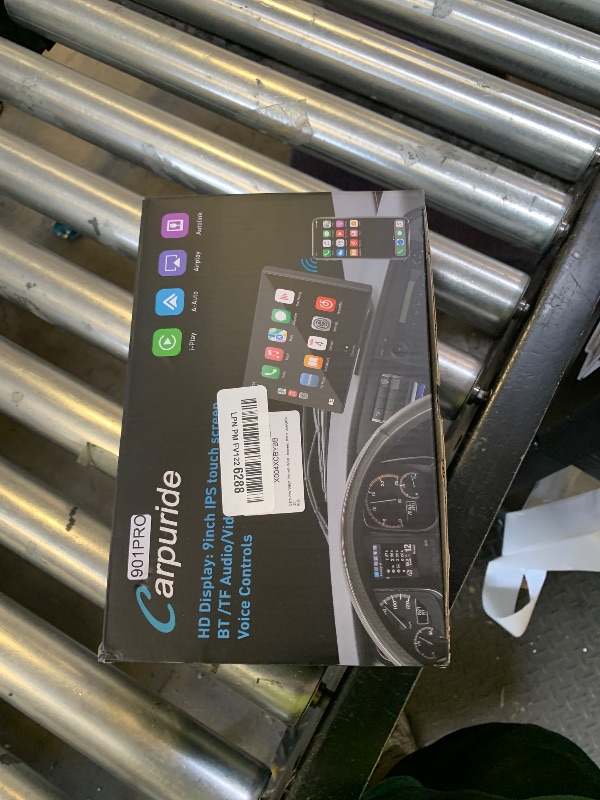 Photo 1 of CARPURIDE W901 Pro with Wireless Bluetooth Transmission Portable Carplay & Android Auto Car Stereo, 1080P Touch Screen, Mirror Link/GPS/Siri/FM, with 3 Bracket