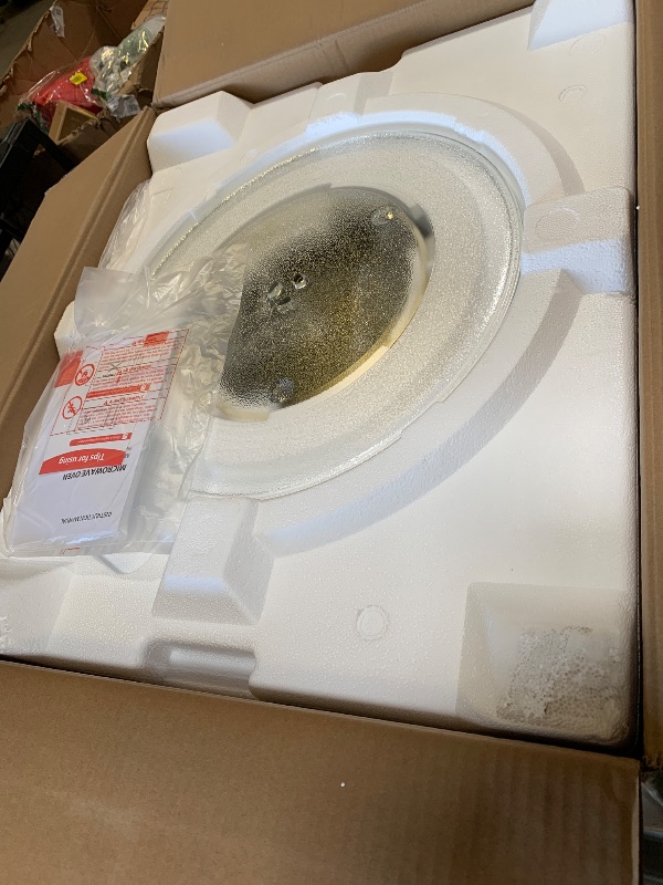 Photo 1 of Toshiba ML-EM62P(SS) Large Countertop Microwave with Smart Sensor, 6 Menus, Auto Defrost, ECO Mode, Mute Option & 16.5" Position Memory Turntable, 2.2 Cu Ft, 1200W, Stainless Steel