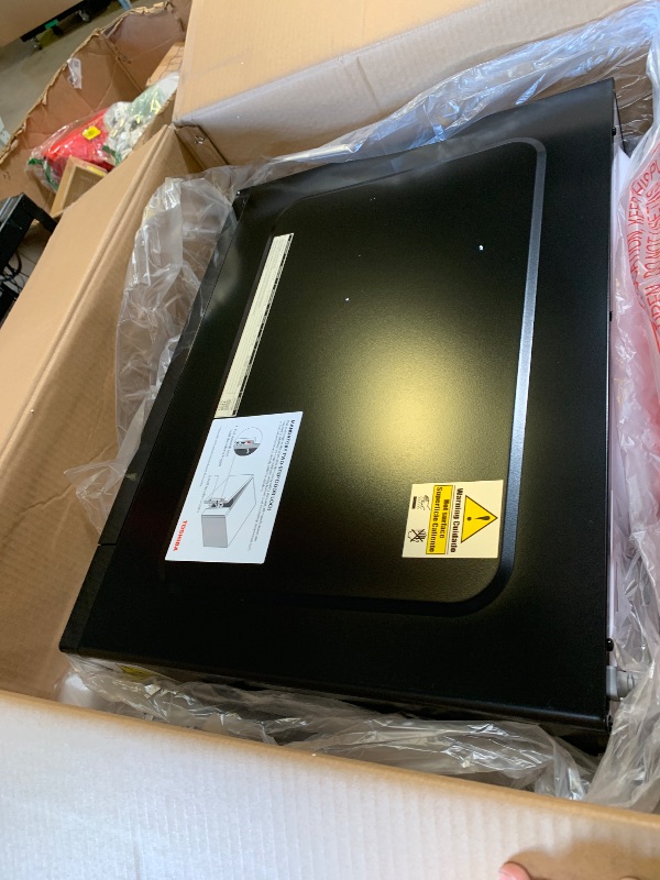 Photo 1 of Toshiba ML-EM62P(SS) Large Countertop Microwave with Smart Sensor, 6 Menus, Auto Defrost, ECO Mode, Mute Option & 16.5" Position Memory Turntable, 2.2 Cu Ft, 1200W, Stainless Steel