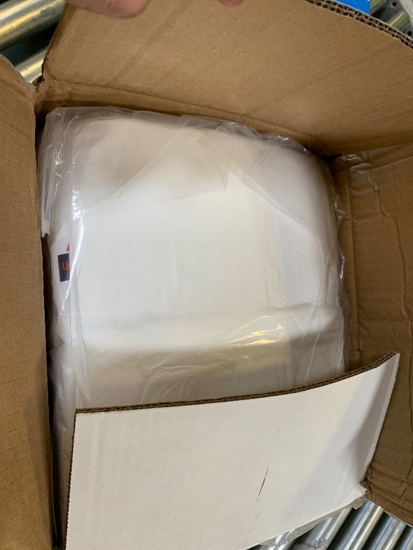 Photo 1 of Medical Nation Hazmat Suits Disposable | 25 Pack, Medium | Non-Hooded Protective Coveralls - Heavy Duty Full Body Painters Suit for Men & Women Without Hood - Breathable & Water Resistant - Medium