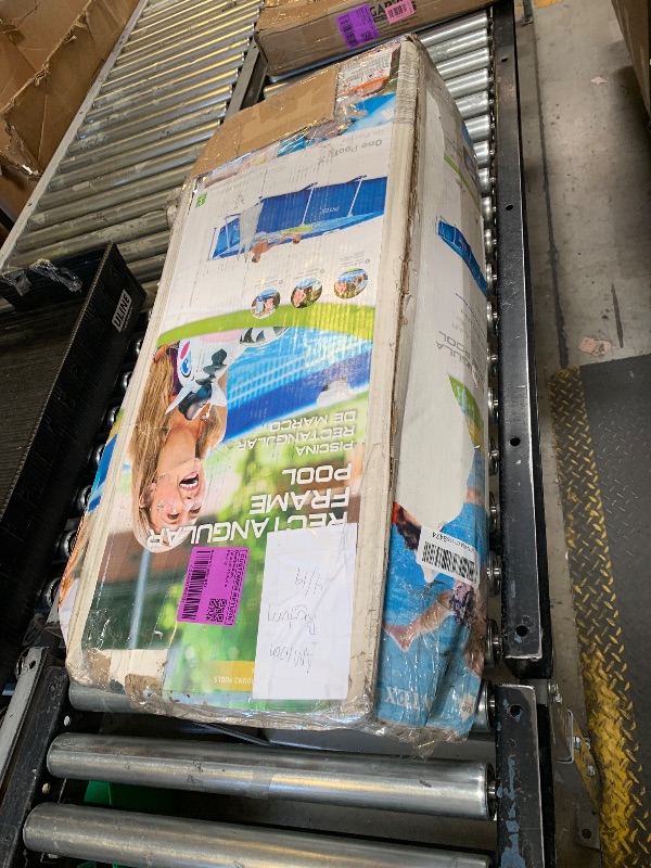 Photo 1 of INTEX Metal Frame 12 ft x 30 in Above Ground Pool Set, Round Swimming Pool with Steel Frame, 530 GPH Cartridge Filter Pump, and Type A Filter Cartridge