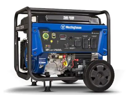 Photo 1 of 9,500/7,500-Watt Gas Powered Portable Generator with Remote Electric Start, 30A 120/240V Outlet (factory sealed) 

