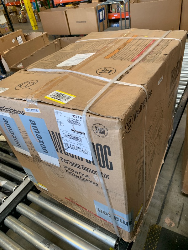 Photo 1 of 9,500/7,500-Watt Gas Powered Portable Generator with Remote Electric Start, 30A 120/240V Outlet (factory sealed) 
