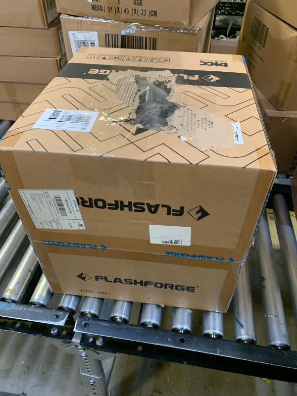 Photo 1 of FLASHFORGE AD5X Multi-Color 3D Printer, CoreXY 600mm/s High-Speed, 1-Click Auto Leveling, 300°C Direct Drive Extruder, 220x220x220mm Build Volume, Ideal for Precision and Efficiency