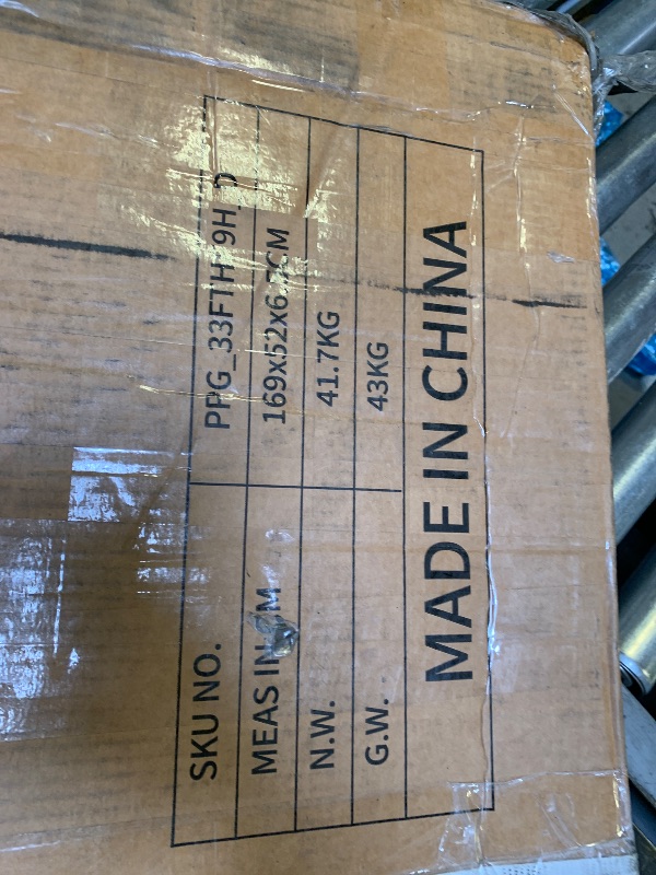 Photo 1 of Garvee 20'x20'x10' Enclosed Metal Carport for 2 Cars, Heavy Duty Steel Frame for All Weather, Permanent Shelter for Boats, Full-Sized Pickup Trucks, and Tractors (partial set missing some boxes)