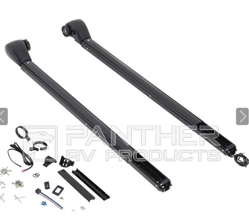 Photo 1 of Carefree OVJVAPHW RV Travel'r Power Awning Arm Extension Hardware - Black
