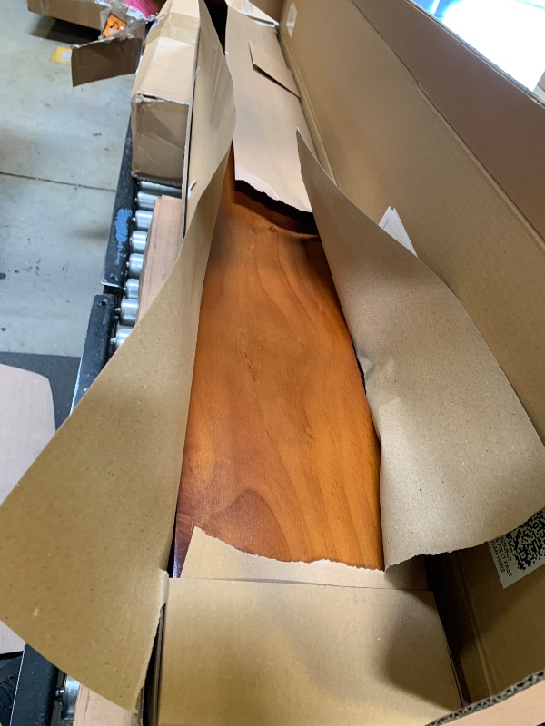 Photo 1 of Homeforia Floating 60 inch Oak Shelves, High End Solid Real Wood 60inch Floating Shelf for Wall Mounted, Honey Oak Wooden 60in Large Floating Shelves, Heavy Duty Bracket, 60 X 6.5 X 1.75 in, Set of 2
