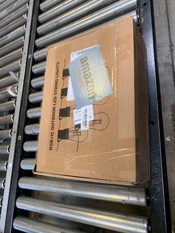 Photo 1 of 300FT RGB+IC Outdoor String Lights, Dimmable Shatterproof LED Bulbs, IP67 Waterproof DreamColor Chasing Lights, Multicolor Dynamic Lighting for Patio Balcony Garden & Outdoor Living Area Decoration