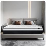 Photo 1 of 10" Queen Hybrid Mattress CertiPUR-US Certified Memory Foam Pocket Spring Mattress Medium Firm in a Box
