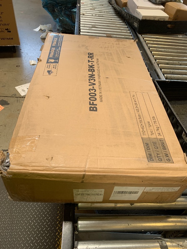 Photo 1 of Rolanstar Twin Bed Frame with 4 Storage Drawers and Charging Station,Twin Bed with Led Lights, 2 USB & 1 Type C, Adjustable Headboard 38.9/40.8 Inches, No Box Spring Needed, Dark Gray
