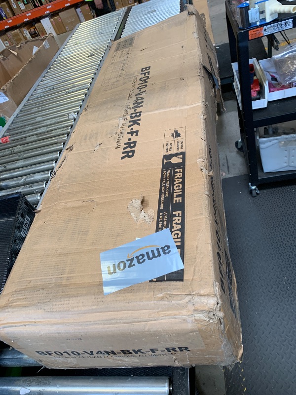 Photo 1 of Rolanstar Full Bed Frame with Storage Headboard & 4 Drawers, Metal Platform Bed with Charging Station, LED Single Bed with Side Shelf, No Box Spring Needed, Easy Assembly, Black
