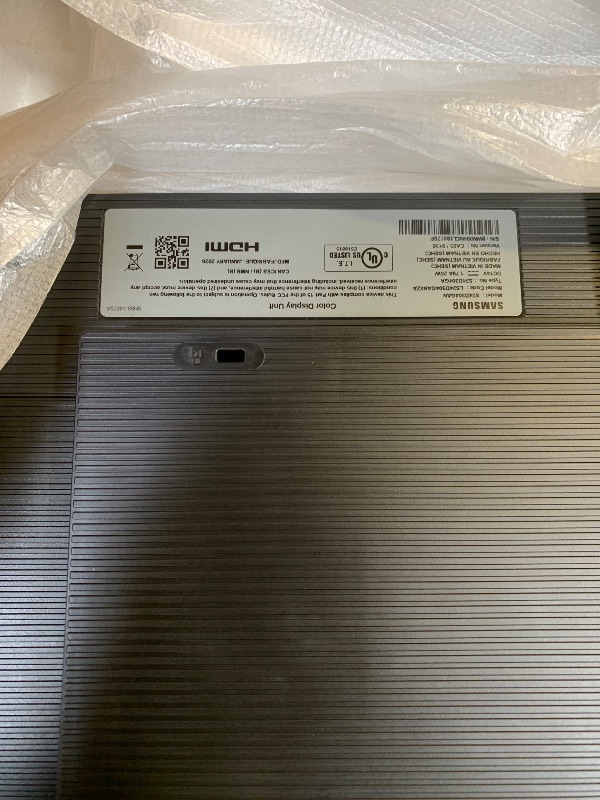 Photo 1 of NON-FUNCTIONAL, PARTS ONLY----------------------------Samsung 24" (S30GD) Essential Monitor with IPS Panel and Tilt Only Stand, 100Hz Refresh Rate, Ergonomic Design, Advanced Eye Care, Game Mode, LS24D304GANXZA