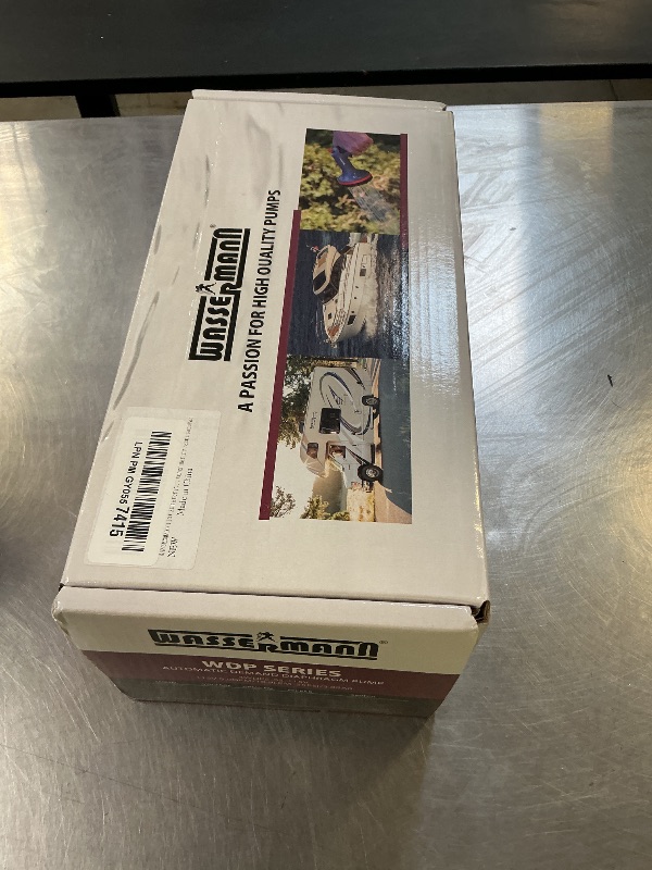 Photo 1 of WASSERMANN RV Water Pumps Pressure Pump 115V AC with Pressure Switch, Self-priming Water Pump 5.0GPM 55PSI, Fresh Water Pump for RV Kitchen Barthroom Marine Yacht Garden Diaphragm Pump