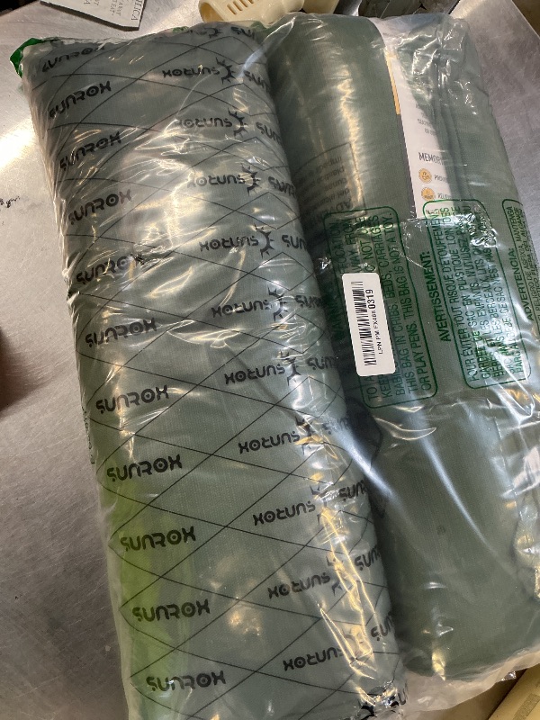 Photo 1 of SUNROX Memory Foam Non Slip Rocking Chair Cushion, FadeShield Water Resistant Thicken Durable Tufted Pads, Set of Seat & Back Cushion with Ties for Indoor/Outdoor Rocker, 2 Piece, Army Green