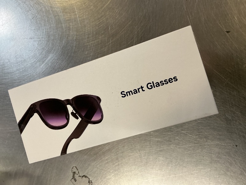 Photo 1 of AI Smart Glasses with Camera, 8MP HD Bluetooth Camera Glasses, 1080P Video Recording Sunglasses for Women Men, Real Time Translation, Voice Assistant, Open-Ear Audio for Travel, Work Vlog (3 lenses)