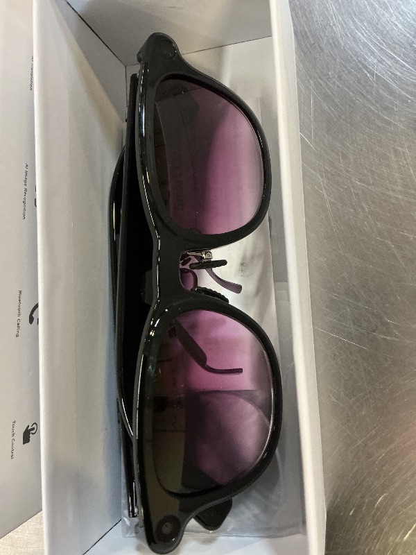 Photo 1 of AI Smart Glasses with Camera, 8MP HD Bluetooth Camera Glasses, 1080P Video Recording Sunglasses for Women Men, Real Time Translation, Voice Assistant, Open-Ear Audio for Travel, Work Vlog (3 lenses)