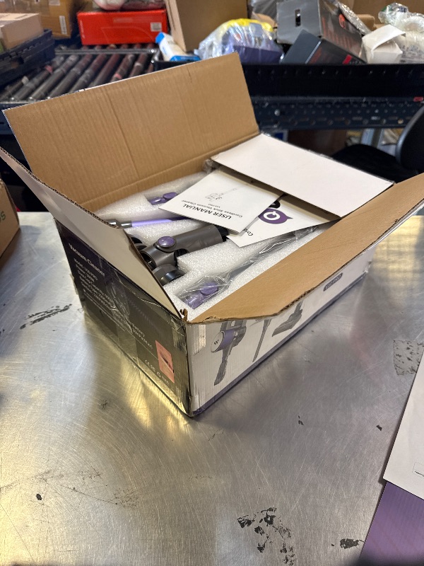 Photo 1 of MBTTODF Cordless Vacuum Cleaner,Vacuum Cleaner for Home with Brushless Motor,Lightweight Stick Vacuum with Self-Standing and Touch Screen,Hardwood Floor Vacuum for Pet Hair,Carpets,Tile(Dark Purple)