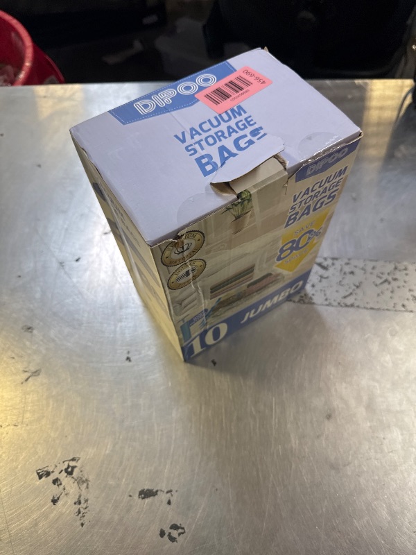 Photo 1 of 10 Pack Jumbo Vacuum Storage Bags with Hand Pump, 80% Storage Space Saving, Sturdy Leak-Free Space Saver Vacuum Seal Bags for Clothing, Vacuum Compression Bags for Travel Lugggage Blankets Comforters