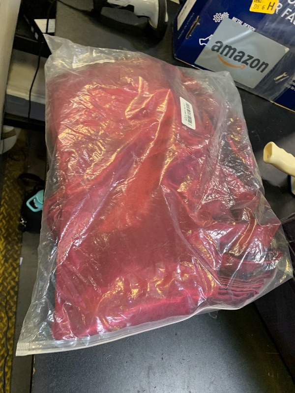 Photo 1 of SATULGAU Satin Chair Sashes Bows Decorative Universal Chair Cover Chair Ribbon Ties Back Chairs Sash for Wedding Party Ceremony Reception Banquet Restaurant Home Kitchen Décor(7 x 108inch,Burgundy,50)