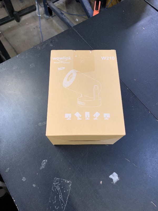 Photo 1 of [Built-in Apps & 2026 Upgraded] Mini Projector with WiFi 6 and Bluetooth 5.4 Support 4K 1080P Auto Keystone 180° Rotatable Projector Portable Compatibile with HDMI/TV Stick/Memory Stick/Laptop, White