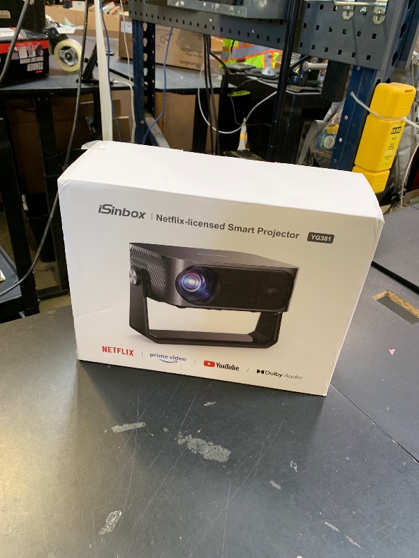Photo 1 of [2000 ANSI/Auto Focus & Keystone/Built-in APP] 4K Outdoor Projector with Wifi and Bluetooth, Smart Portable Projector with Built in Apps YouTube/PrimeVideo & Dolby, Home Theater Projector with HDR10+