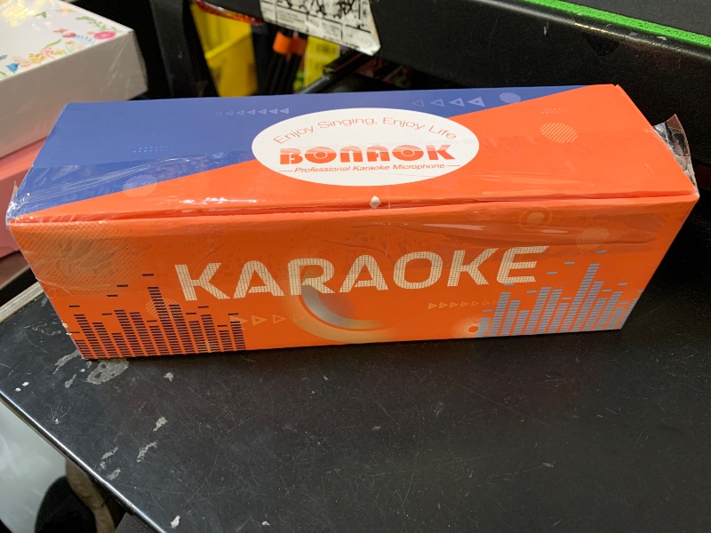 Photo 1 of BONAOK Wireless Bluetooth Karaoke Microphone,3-in-1 Portable Handheld Karaoke Mic Speaker Machine Home Party Birthday for All Smartphones PC(Q37 Rose Gold)