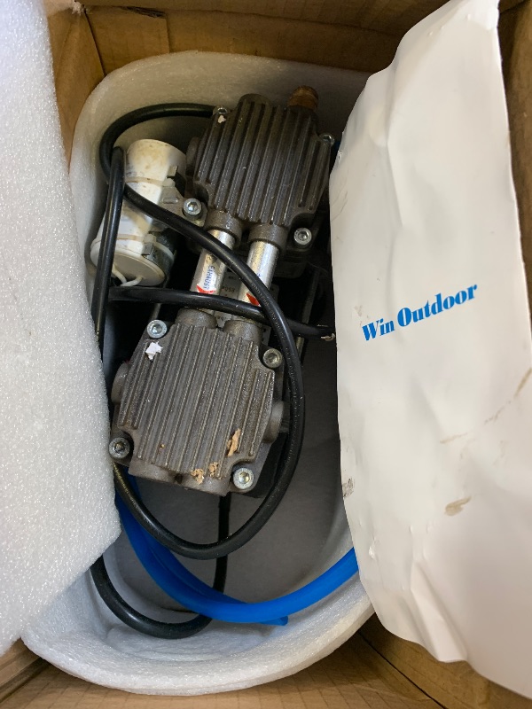 Photo 1 of 2- Stage 50L/m Oil Free Lab Vacuum Pump Oilless Medical Mute Pump HZW-165 (110V)
