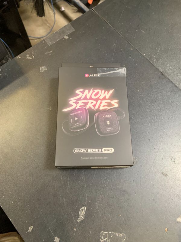 Photo 1 of ALECK Snow Series Pro Wireless Bluetooth Ski & Snowboard Helmet Speakers, Fits Audio-Ready Helmet Ear Pockets, Glove Friendly Controls, Built-in Mic for Hands-Free Calls