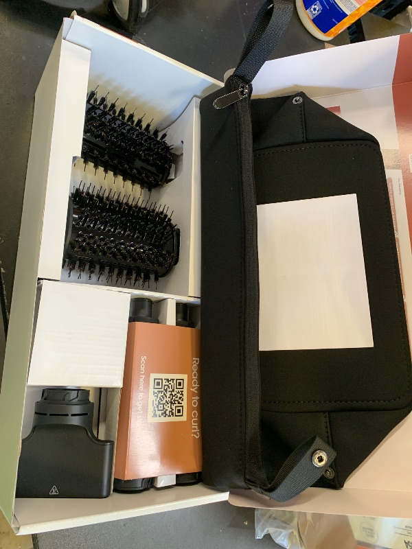 Photo 1 of Shark FlexStyle Air Styling & Drying System, Powerful Hair Dryer Brush & Multi-Styler with Auto-Wrap Curlers, Concentrator Attachment and Storage Bag, Blossom Bliss, HD432RS