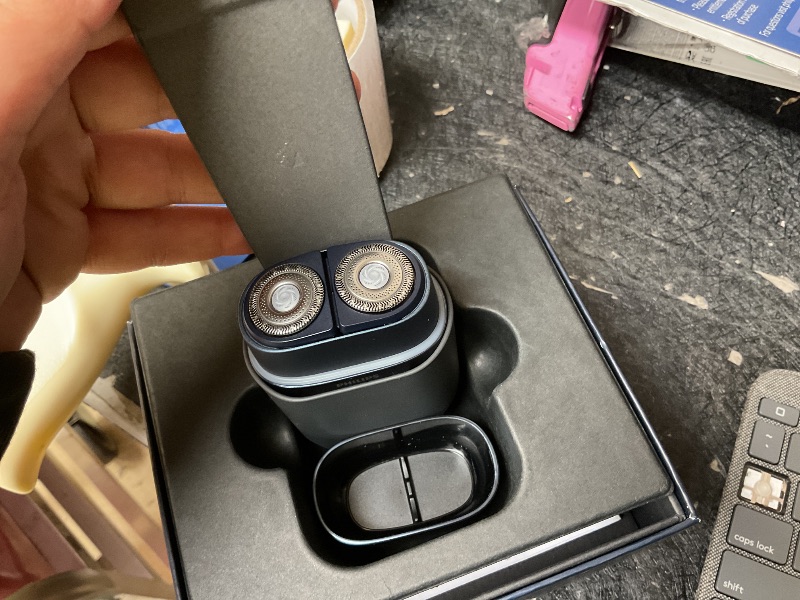 Photo 4 of Philips Norelco Shaver 700 Series - Compact Electric Shaver, Lift & Cut System, Dual SteelPrecision Blades, 4D Flex Heads, Wet & Dry Shave, Travel Case, Model S794/94