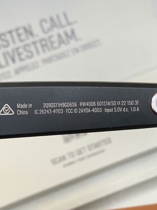 Photo 1 of Ray-Ban Meta (Gen 1), Wayfarer, Matte Black | Smart AI Glasses for Men, Women —12 MP Camera, Open-Ear Speakers for Audio, Video Recording and Bluetooth —Transitions® Green Lenses —Wearable Technology