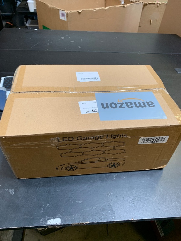 Photo 1 of LZHOME Hexagon LED Garage Light: Super Bright 40000LM Honeycomb Garage Light, 8 Hex DIY Hexagon Led Lights for Gym Basement Hair Salon