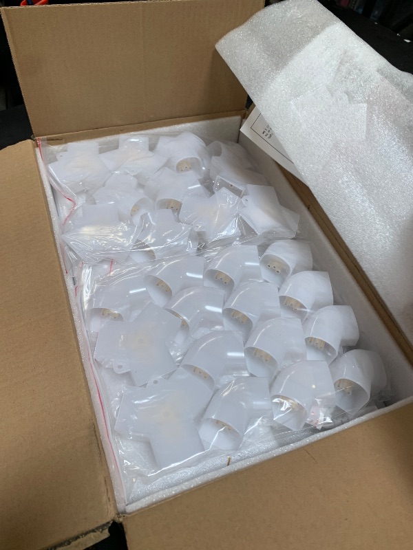 Photo 1 of LZHOME Hexagon LED Garage Light: Super Bright 40000LM Honeycomb Garage Light, 8 Hex DIY Hexagon Led Lights for Gym Basement Hair Salon