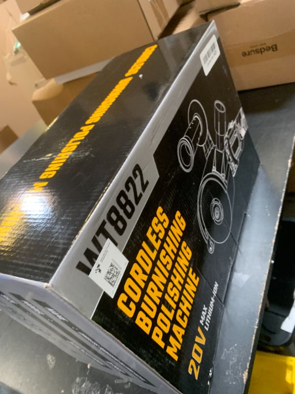 View 2 of VERVEWAVE Cordless Burnishing Polishing Machine for Dewalt 20V Max Battery (No Battery), Surface Conditioning Tool with 6 Variable Speeds and Guide Wheel, For Stainless Steel, Wood, Metal (Tool Only)