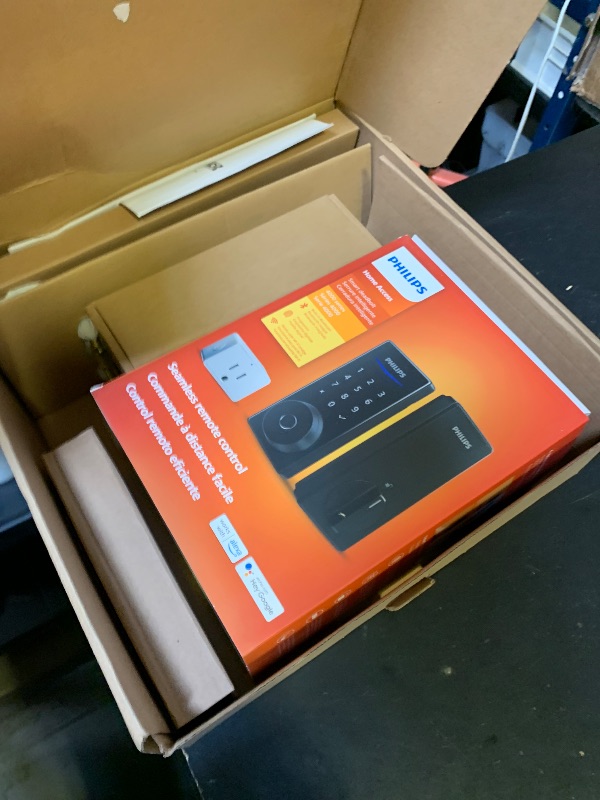 Photo 1 of Philips Wi-Fi Smart Lock with Handle, Keyless Entry Keypad Door Lock with Handle, Front Door Deadbolt Set with WiFi Gateway, App Control, Fingerprint Unlock, PIN Code Unlock, Auto Locking