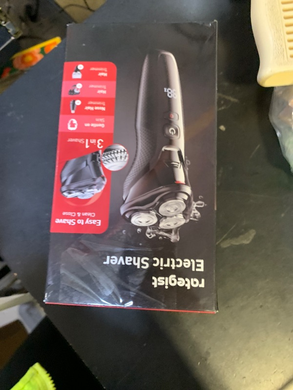 Photo 1 of rategist Cordless Electric Razor for Men: 3-in-1 Electric Shavers for Men - IPX7 Waterproof & Precision Blades - Turbo Speed Travel Kit for Beard Nose Sideburns